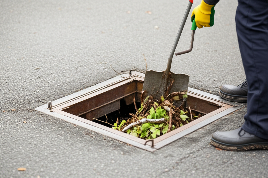desentupimento de rede pluvial