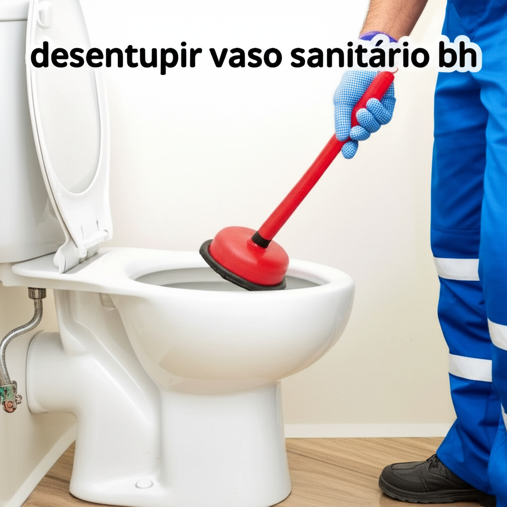 desentupir vaso sanitário bh