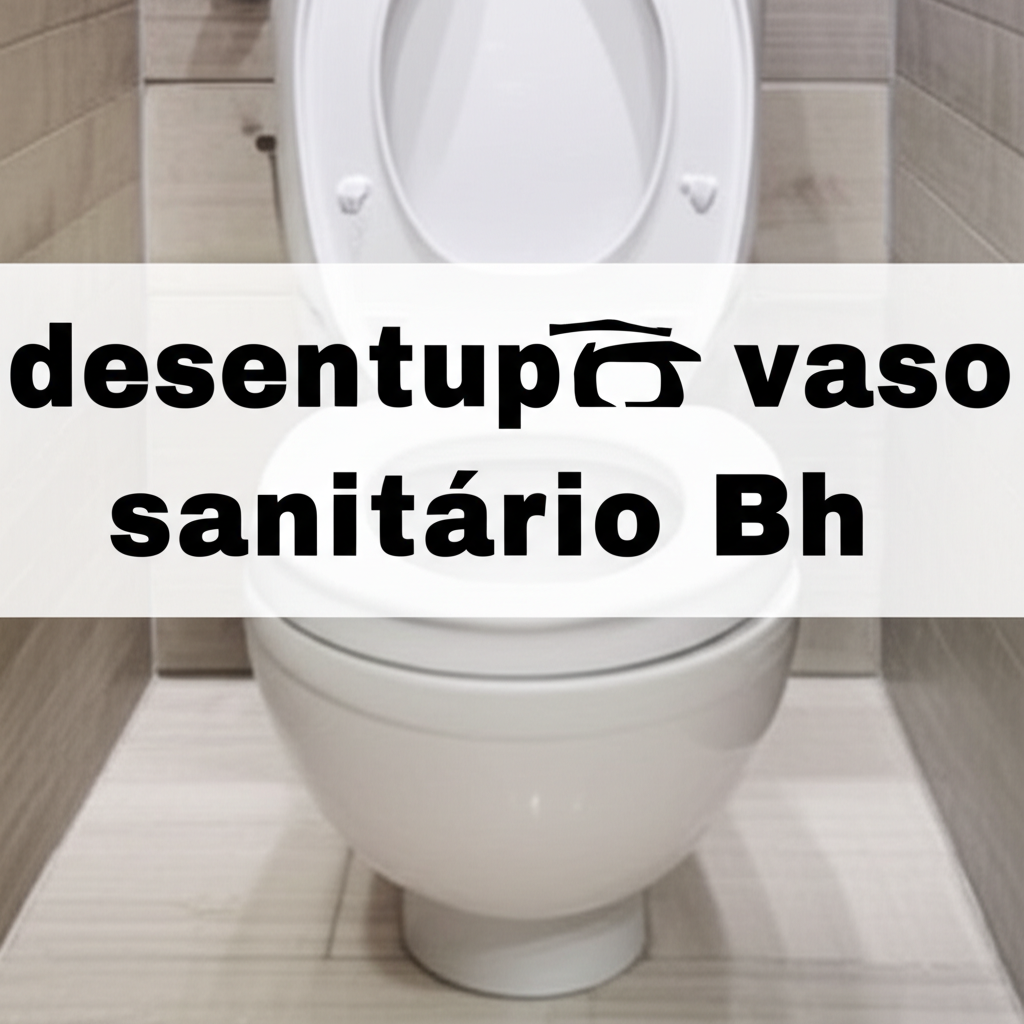 desentupir vaso sanitário bh