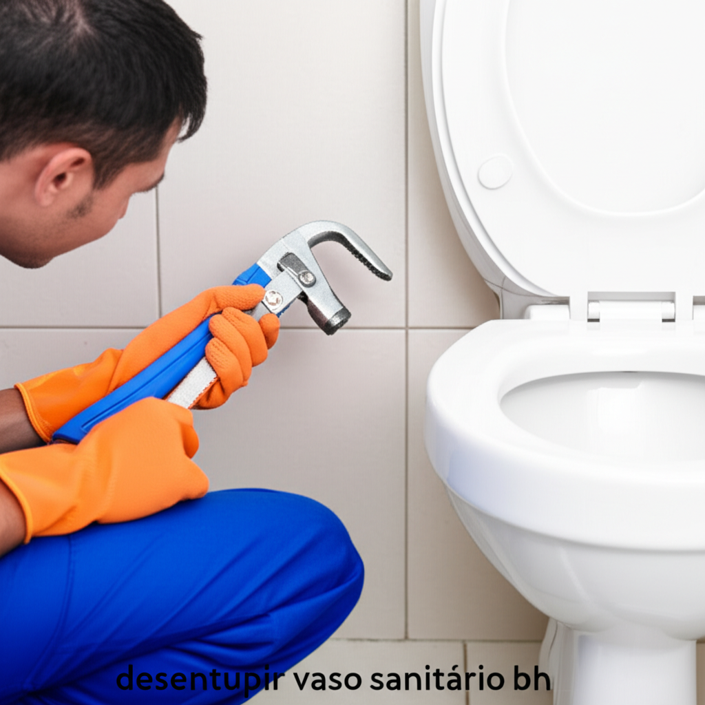 desentupir vaso sanitário bh