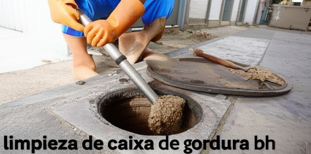 limpeza de caixa de gordura bh
