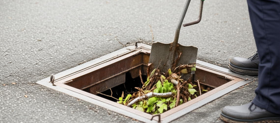desentupimento de rede pluvial