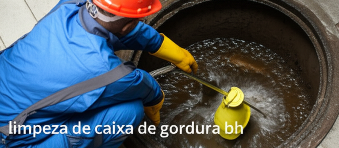 limpeza de caixa de gordura bh