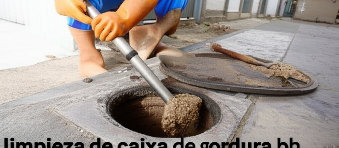 limpeza de caixa de gordura bh